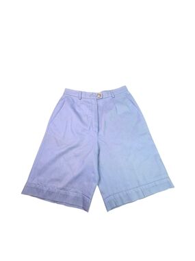 Vintage Escada Sport Periwinkle Cotton Bermuda Shorts - Size 38 (US 8)